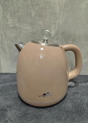 Электрочайник monte mt-1836 1.7 л 1800 вт мокко
