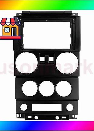Bs переходная рамка jeep best mix wrangler 2007-2010 (2 doors) (7141) 9" bas77/n