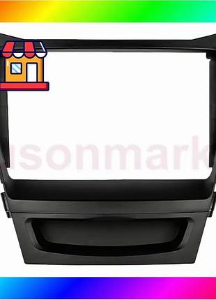 Bs переходная рамка hyundai best mix santa fe 2012-2018 ix45 2012 9" (tk 0166) black bas77/n