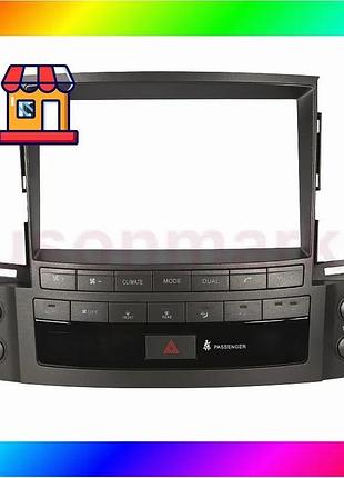 Bs перехідний штатний комплект best mix із проводкою lexus lx570 j200 lll 2007-2010 9" (1234-287) + ca bas77/n