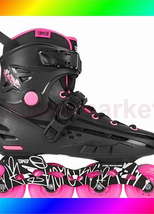 Bs жіночі роликові ковзани best mix bkb b6 heroe 37/38 eu pink bas77/n