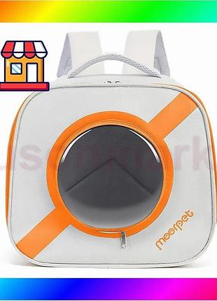 Bs рюкзак-переноска для кошек best mix taotaopets 241109 window orange bas77/n