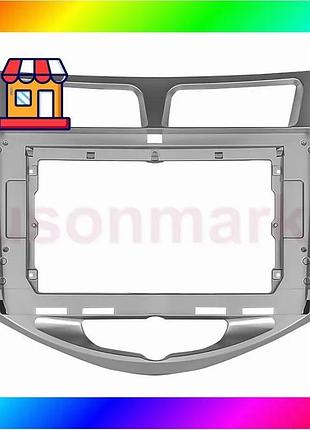 Bs переходная рамка hyundai best mix solaris accent 2010-2017 dodge attitude 2011-2014 (3021) 10.1" bas77/n