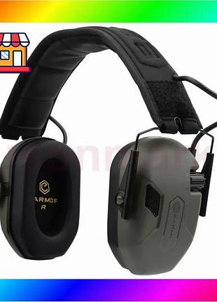 Bs наушники активные защитные best mix earmor m300a оливковый bas77/n