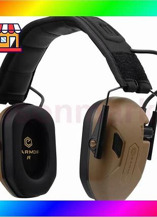 Bs наушники активные защитные best mix earmor m300a койот bas77/n
