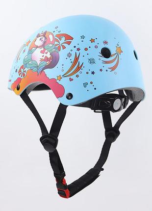 Bs дитячий шолом flying best mix eagle rider блакитний s bas77/n