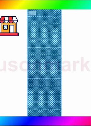 Bs коврик складной ixpe best mix naturehike cnk2450ws044 алюминиевая пленка (195x60х1.8 см) синий bas77/n