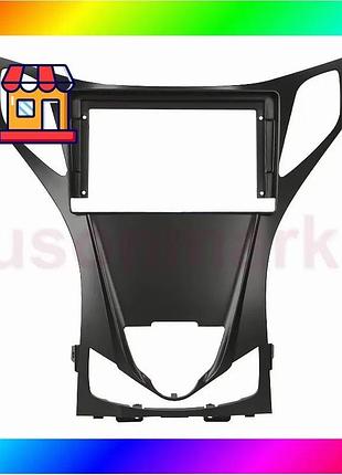 Bs переходная рамка hyundai best mix grandeur azera 2011-2016 9" (7677) black bas77/n