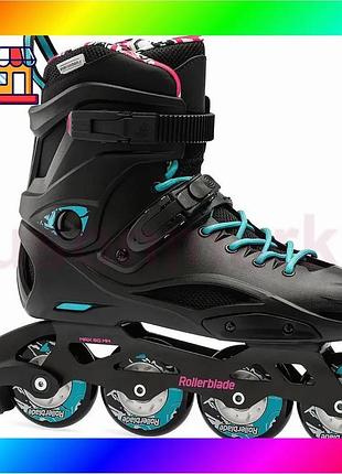 Bs женские ролики rollerblade best mix cruiser w 2023 black-aqua 36.5 размер bas77/n