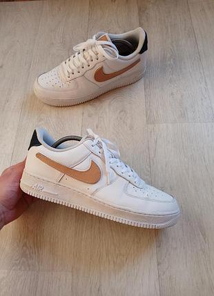 Кроссовки мужские nike air force 1 lowremovable swoosh white оригинал.
