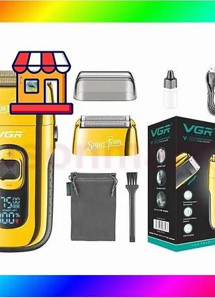 Bs электробритва шейвер vgr best mix v-332 usb 5вт золотистый bas77/n