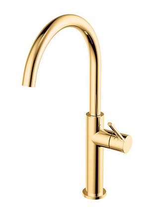 Змішувач для кухні omnires tula gold (tl6050gl) золотий глянцевий, 4009