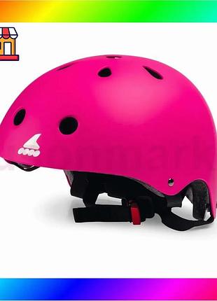 Bs детский шлем rollerblade best mix jr helmet pink 48-54 cm bas77/n