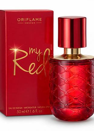 Парфюмированная вода oriflame my red для женщин, 50 мл