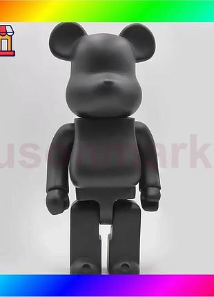 Bs дизайнерская игрушка беарбрик best mix 28 см чёрный. статуэтка bearbrick 400% black. bearbrick bas77/n