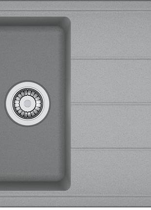 Кухонная мойка franke basis bfg 611-78 (114.0565.087) гранитная - врезная - оборотная - серый камень