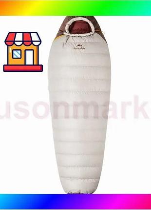 Bs спальный мешок с best mix натуральным пухом naturehike snowbird cnk2550ws014 400г l коричневый bas77/n