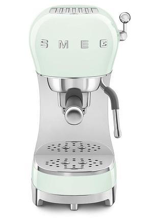 Кофеварка эспрессо smeg (ecf02pgeu) retro style 50's - светло-зеленый