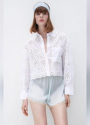 Сорочка об'ємна вкорочена zara