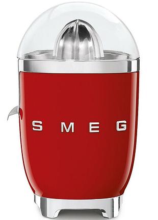 Соковыжималка smeg (cjf11rdeu) retro style 50's - для цитрусовых- красный