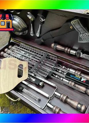 Bs шампура на подарок best mix зубр 2.0 gorillas bbq 42 предмета bs51 bas77/n