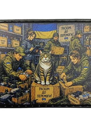 Нашивка разом до перемоги з котом