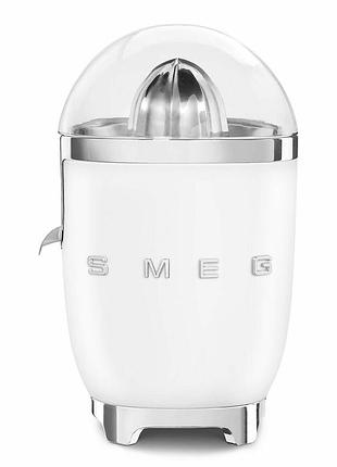 Соковыжималка smeg (cjf01whmeu) retro style 50's - для цитрусовых- белый матовый