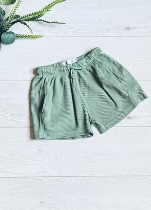 🌱шорти zara на 4/5 р ціна -140д -24 см пояс -23 см