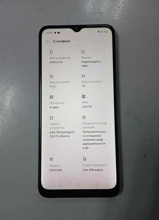 Мобільний телефон смартфон б/у oppo a15 (cph2185) 2/32gb