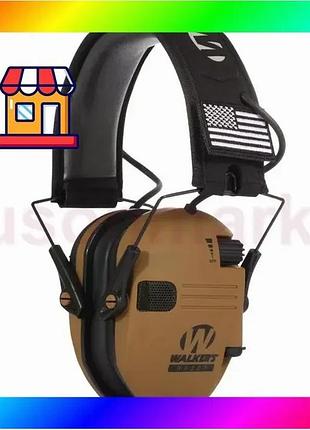Bs тактические активные наушники best mix walkers razor койот bas77/n