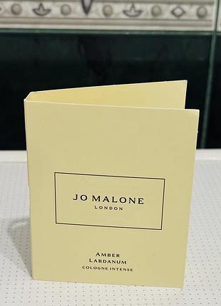 Jo malone amber & labdanum cologne intense — оригинал, пробник 1.5 мл