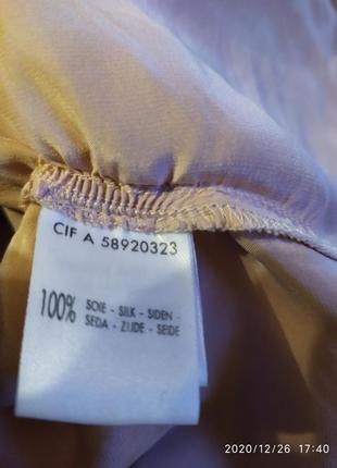 Блуза бельевой стиль 100%шелк шелковая