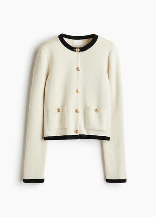 Стильный вязаный кардиган h&amp;m в стиле old money
