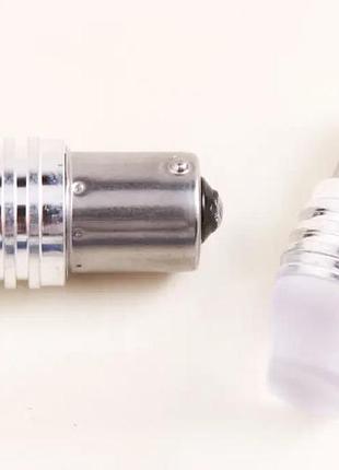 Лампа диодная 12в t25 9-smd 2835 стекло с радиатором матовая "led" (2 шт.)