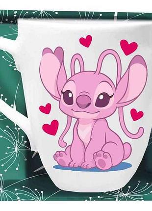 Чашка 200мл stitch пурпурный в под. коробке тм farglass