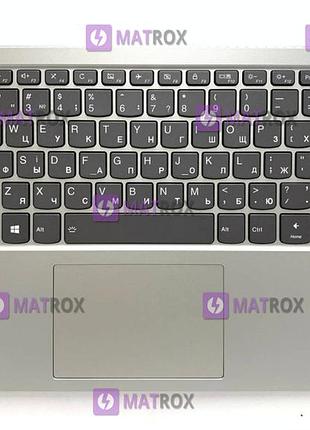 Передняя панель для lenovo ideapad s340-14iwl, s340-14iml, s340-14api, s340-14iil серебристый