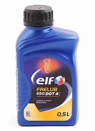 Жидкость тормозная dot-4 "elf" frelub 650 0.5л