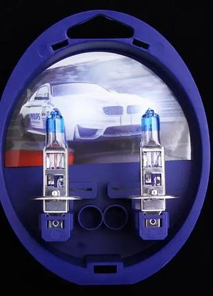 Лампа галогенная 12в h1 "philips" 55 +150% racing vision (2 шт.)