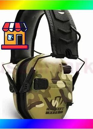 Bs тактические активные наушники best mix walkers razor мультикам bas77/n