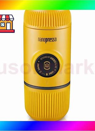 Bs эспрессо-кофеварка wacaco nanopresso best mix (желтый) bas77/n