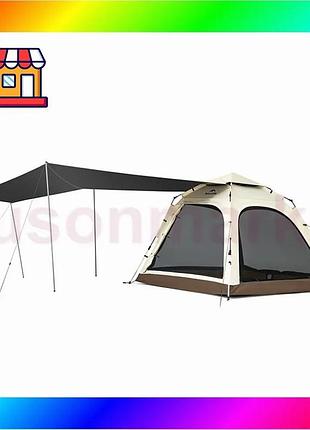 Bs намет чотиримісний з best mix тентом автоматичний naturehike ango cnk2550ws010 коричневий bas77/n