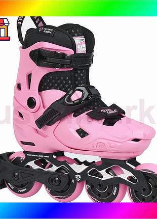 Bs детские ролики для best mix девочки flying eagle s7 nimbus розовые 27-31 bas77/n