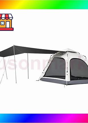 Bs палатка трехместная автоматическая best mix с тентом naturehike ango cnk2550ws010 s (серый) bas77/n