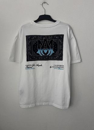 Amiri bandana logo t-shirt чоловіча футболка амірі бандана