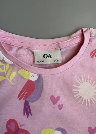 Летняя пижама c&amp;a для девочки 3