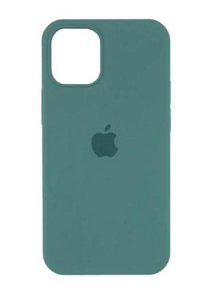 Чехол силиконовый для iphone 14 pro защита от ударов цвет pine green