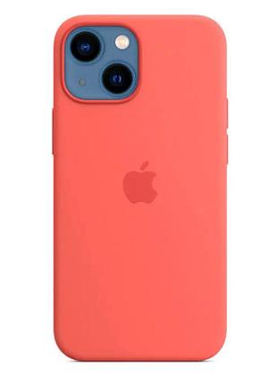 Силіконовий чохол full case для iphone 13 6.1 дюйма захист від ударів колір hot pink