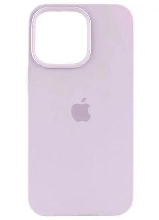 Чохол original silicone case для iphone 17 pro захисна накладка з поліуретану кольору лавандовий