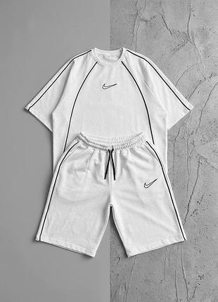 Чоловічий літній костюм шорти та футболка nike