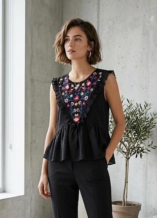 Літня блуза zara з блузка зара